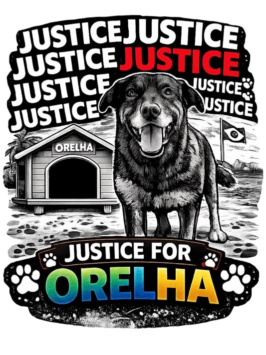 Justice for Orelha Color Splash Sticker